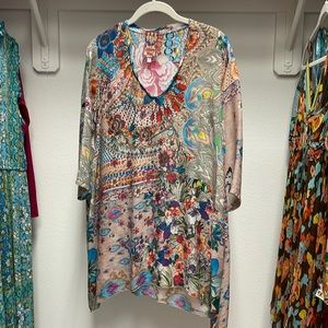 Johnny Was silk tunic